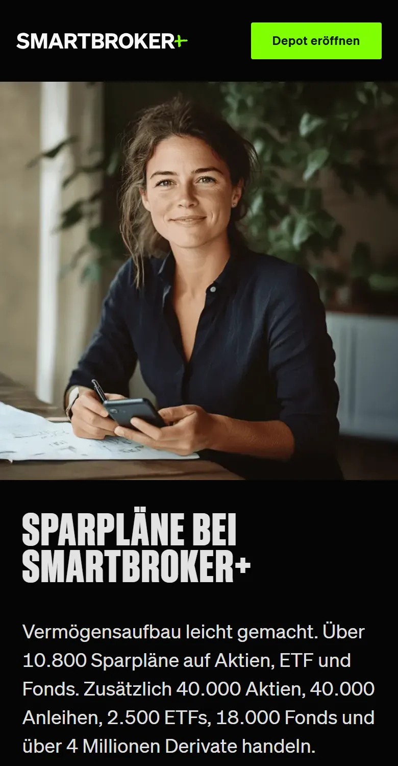 Smartbroker+ Sparpläne