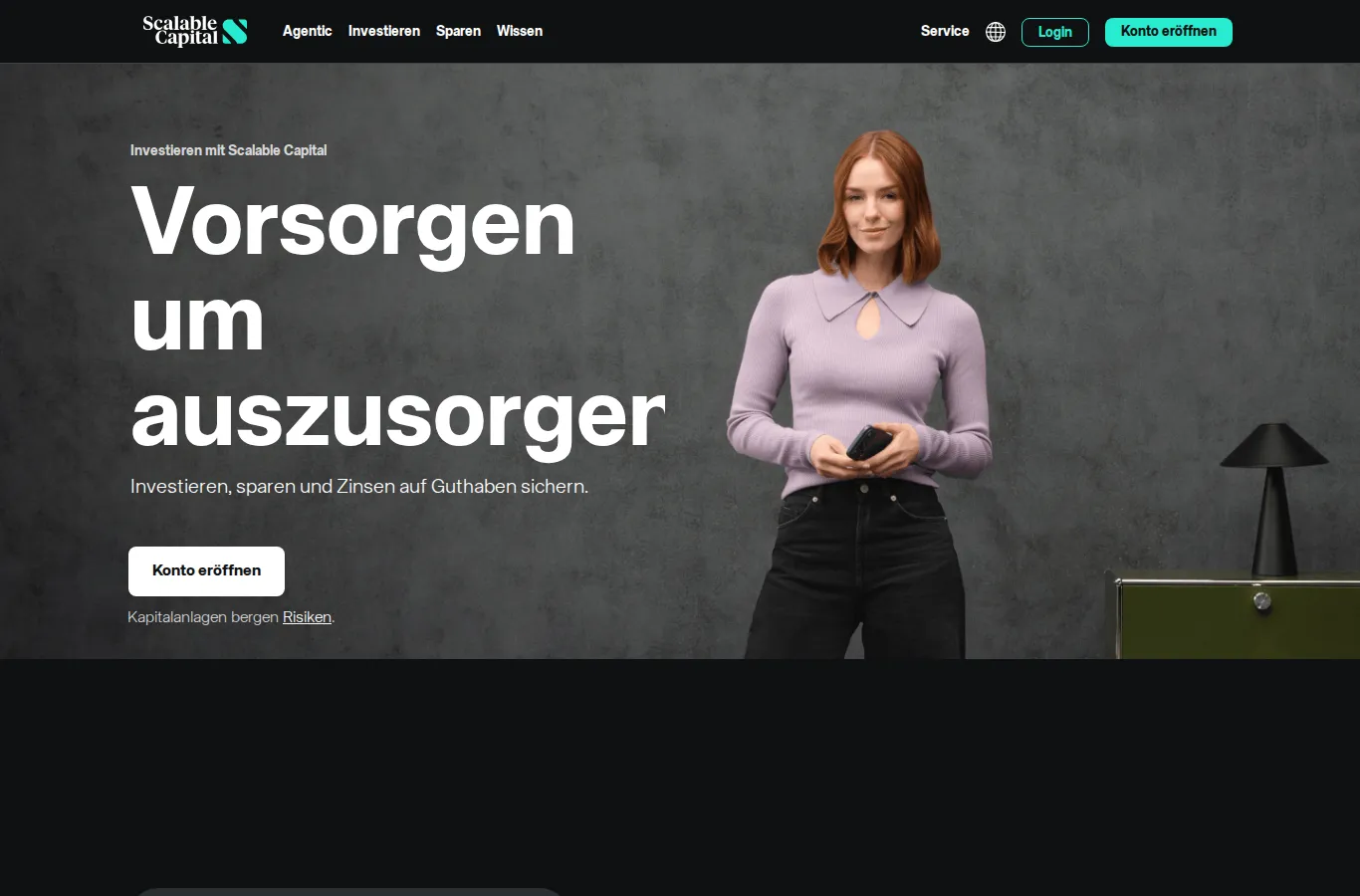 Scalable Capital Startseite Österreich