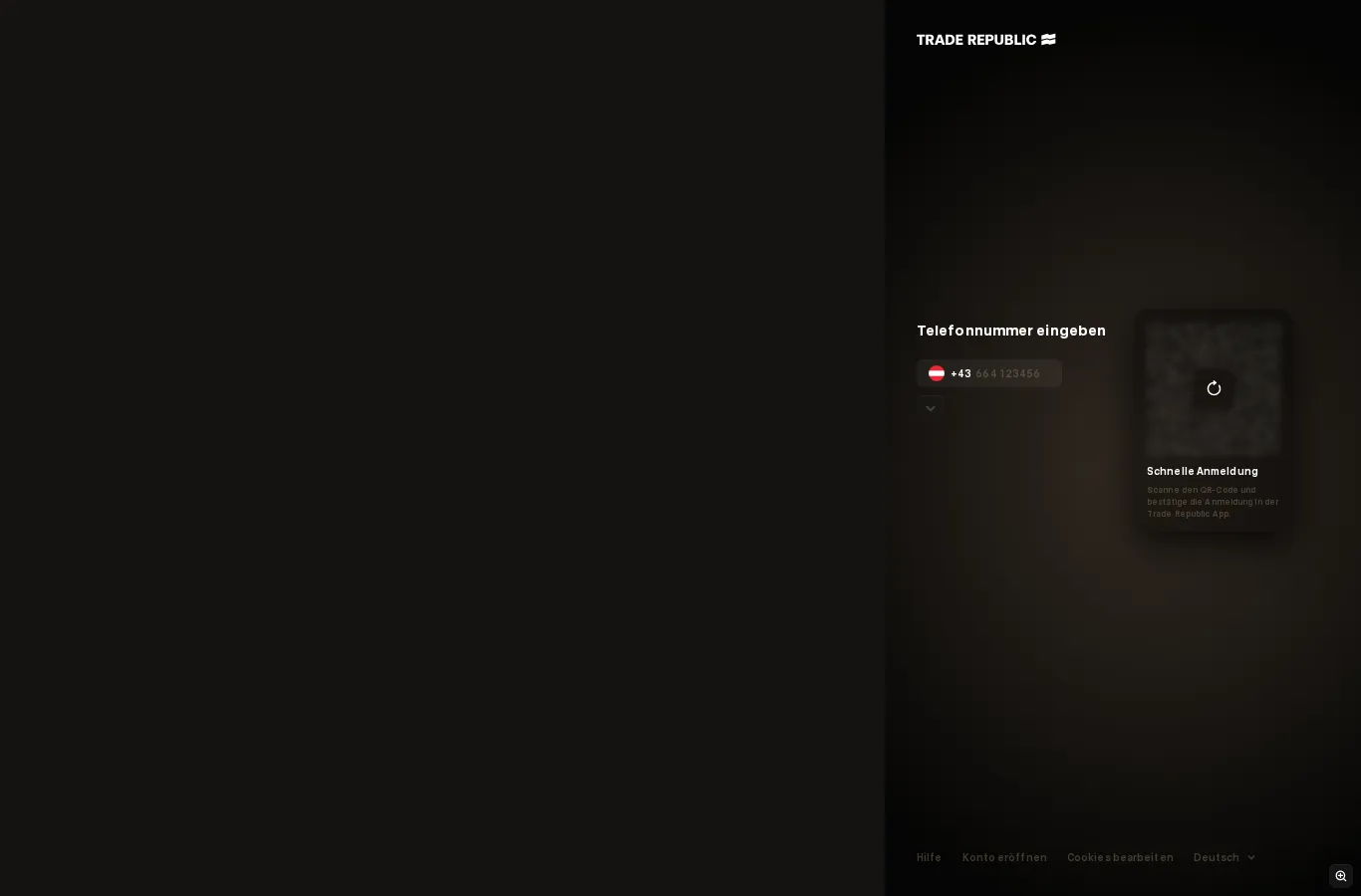 Trade Republic Web-Login