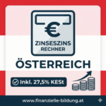 Zinseszinsrechner inklusive KEST und Inflation