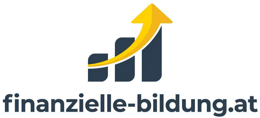 Logo von finanzielle-bildung.at: Eine moderne Wort-Bild-Marke in Vivid Gold und Midnight Slate, die Klarheit und digitale Expertise für steuereinfaches Investieren in Österreich symbolisiert.